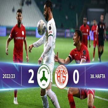 #ไฮไลท์ฟุตบอล [ กิริซันสปอร์ 2 - 0 อันตัลยาสปอร์ ] ตุรกี ซุปเปอร์ลีก 2022/23